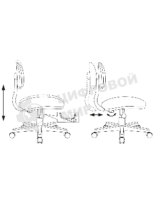 Кресло Бюрократ CH-W201NX Sticks 08 фиолетовый, ткань, 120 кг