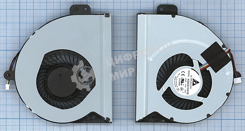 Вентилятор (кулер) для ноутбука Asus A43 A53 K43 K53 K54 P53 X43 X53 X54