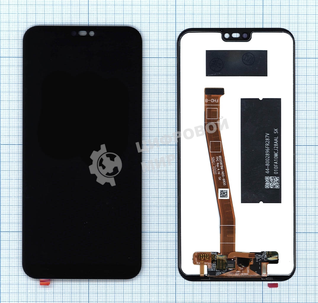 Дисплей для Huawei P20 Lite в сборе с тачскрином (orig lcd), черный