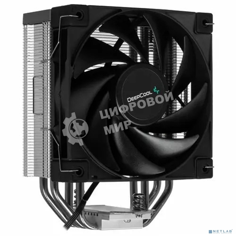Кулер для процессора DEEPCOOL AK400 черный, 120 мм, алюминий/медь, 1850 об/мин, 29 дБ, 4 pin, 220 Вт, 155 мм