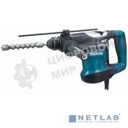 Перфоратор Makita HR3210C SDS+, 850Вт,3реж,5.5Дж,1650-3300у\м,4.4кг,чем,Д-образ,ABT