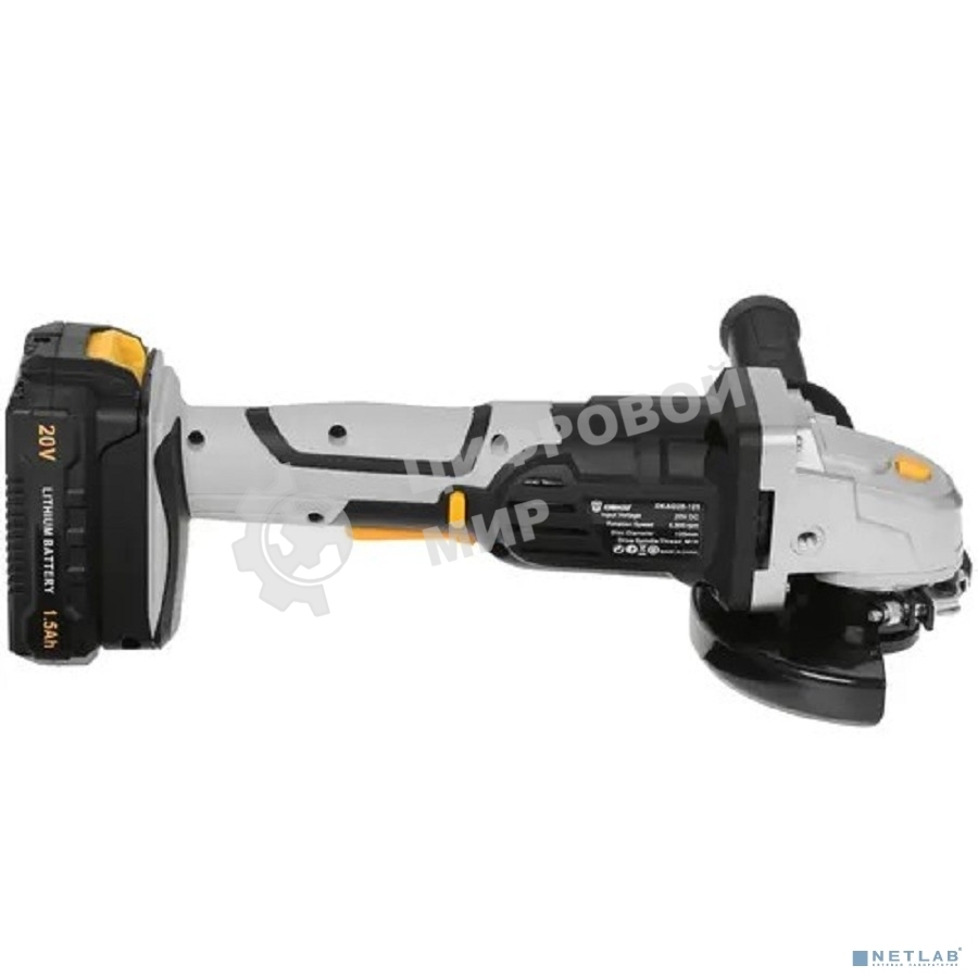 Угловая шлифовальная машина Deko DKAG20-125 8500об/мин рез.шпин.:M14 d=125мм