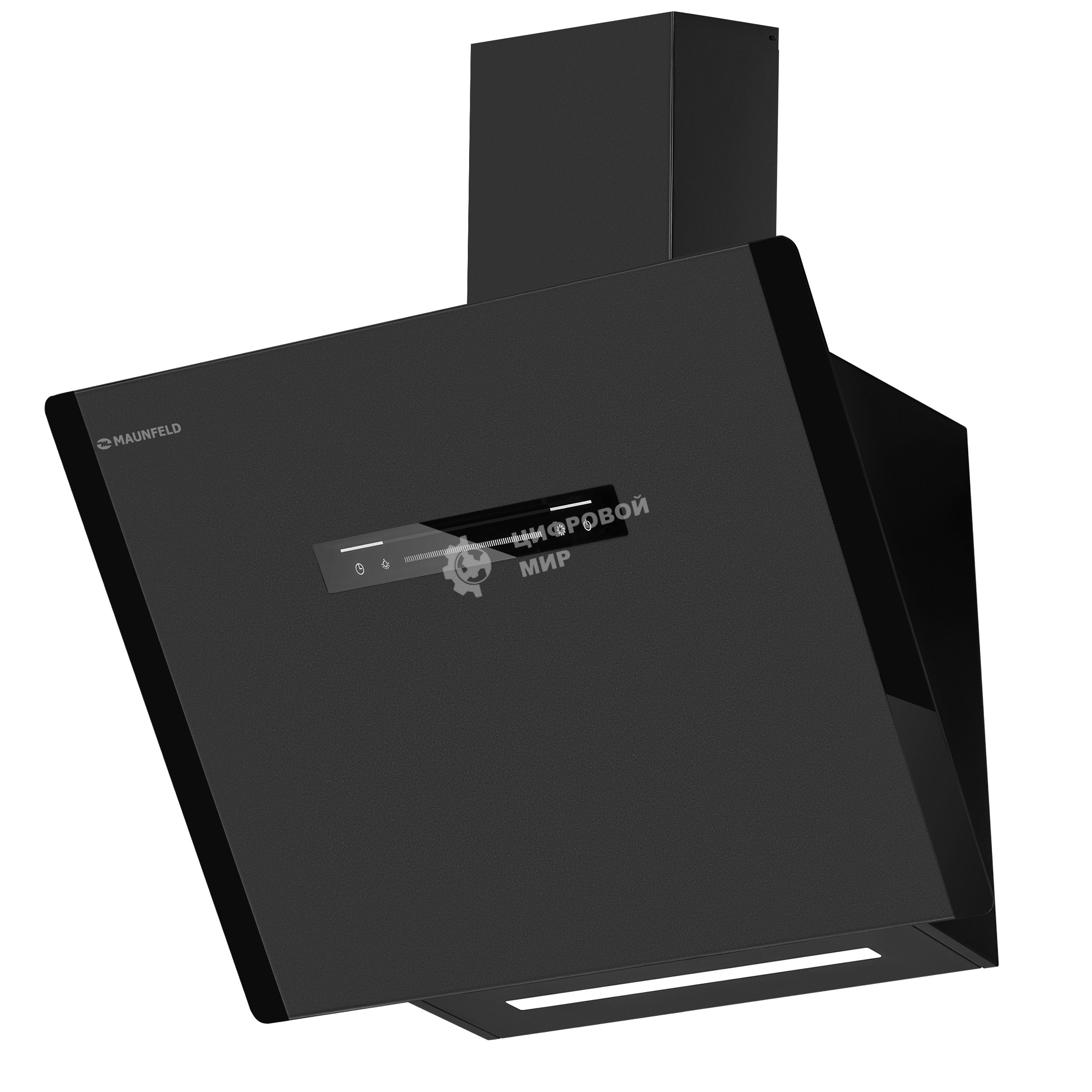 Вытяжка наклонная Maunfeld Falcon 60 Glass черная, 59.5 см, 1150 куб. м/ч, 54 дБ