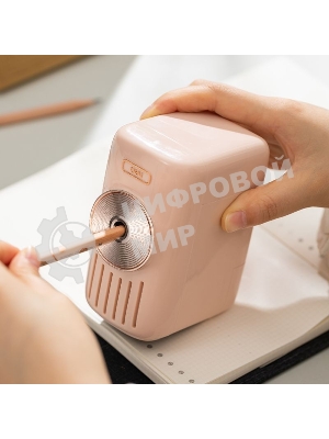 Точилка для карандашей механическая Deli E71165A, 1 отверстие, пластик, ассорти