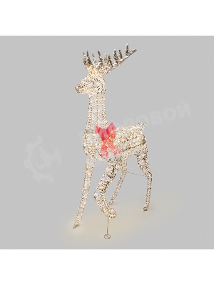 Светодиодная фигура Neon-night Олень 180 см, цвет свечения теплый белый, питание от трансформатора, IP44