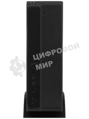 Компьютерный корпус ExeGate EX268691RUS Компьютерный корпус MiniITX ExeGate MI-207 Black, miniITX/mATX, (M450, 80мм), 2хUSB, Audio