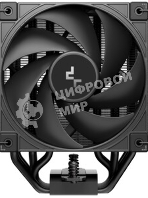 Кулер для процессора DEEPCOOL AK700 DIGITAL WH LGA1851/1700/1200/115X/AM5/AM4 (9шт/кор, TDP 260W, PWM, Fan 120mm, 7 тепл. трубок, Copper Base, белый) RET