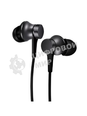 Проводные наушники Xiaomi Mi In-Ear Headphones Basic черный, внутриканальные, Jack 3.5 мм