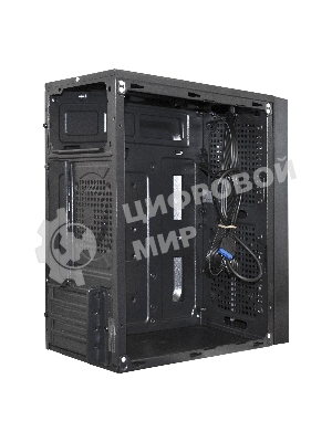 Компьютерный корпус Minitower ExeGate mEVO-9302-RGb-500W-12 (mATX, БП 500NPX с вент. 12см, 2хUSB+1хUSB 3.0, HD аудио, черный с RGb подсветкой)