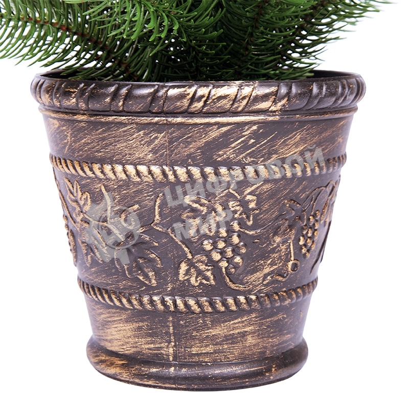 Елочка Neon-night 45 см в пластиковом горшке, Литая