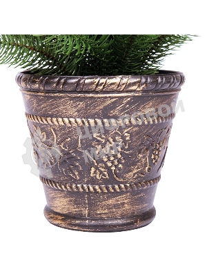 Елочка Neon-night 45 см в пластиковом горшке, Литая