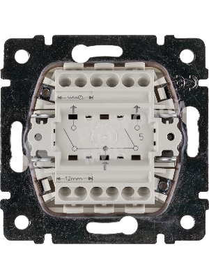 Выключатель Legrand 774305 Valena двухклавишный 10 AX(слоновая кость)