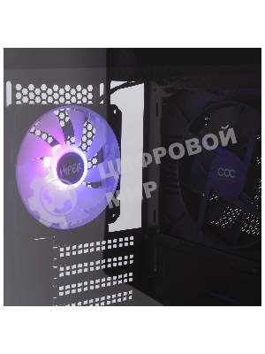 Компьютерный корпус Hiper DCB черный без БП ATX 1x120mm 1x140mm 1xUSB2.0 1xUSB3.0 audio bott PSU