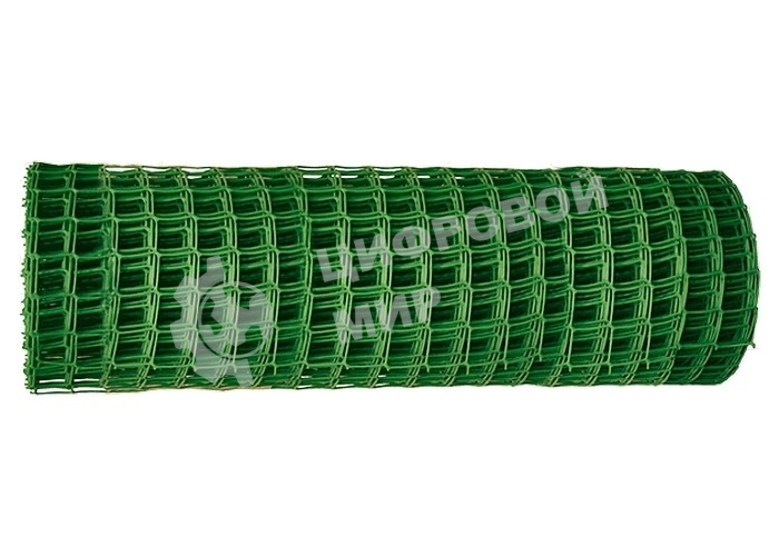 Садовая решетка Россия в рулоне 1x20 м, ячейка 83x83 мм - зеленая 64521