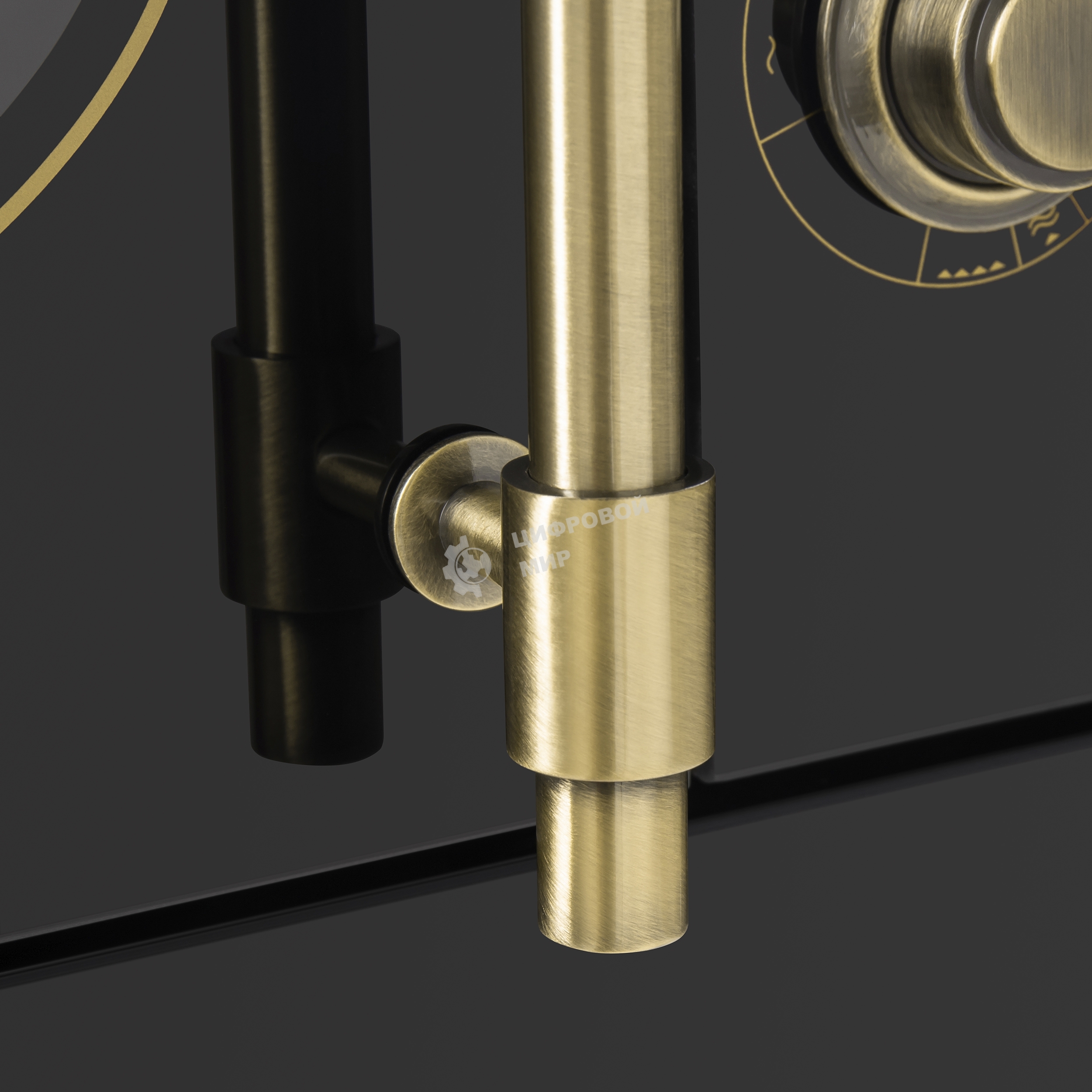 Микроволновая печь встраиваемая Maunfeld JBMO.20.5GRBG черный, 20 л, 700 Вт, переключатели - поворотный механизм