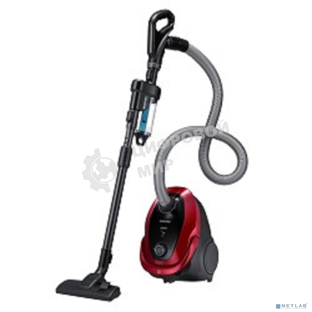 Пылесос Samsung VC20M257AWR красный, 460/2000 Вт, уборка сухая, пылесборник мешок 2.5 л