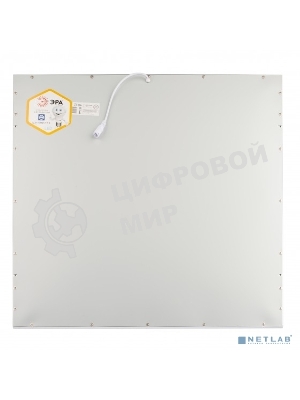 Светильник светодиодный ЭРА SPL-510-S-40K-040 40Вт 4000К IP40 3420лм 595х595х8 без драйвера панель сер.