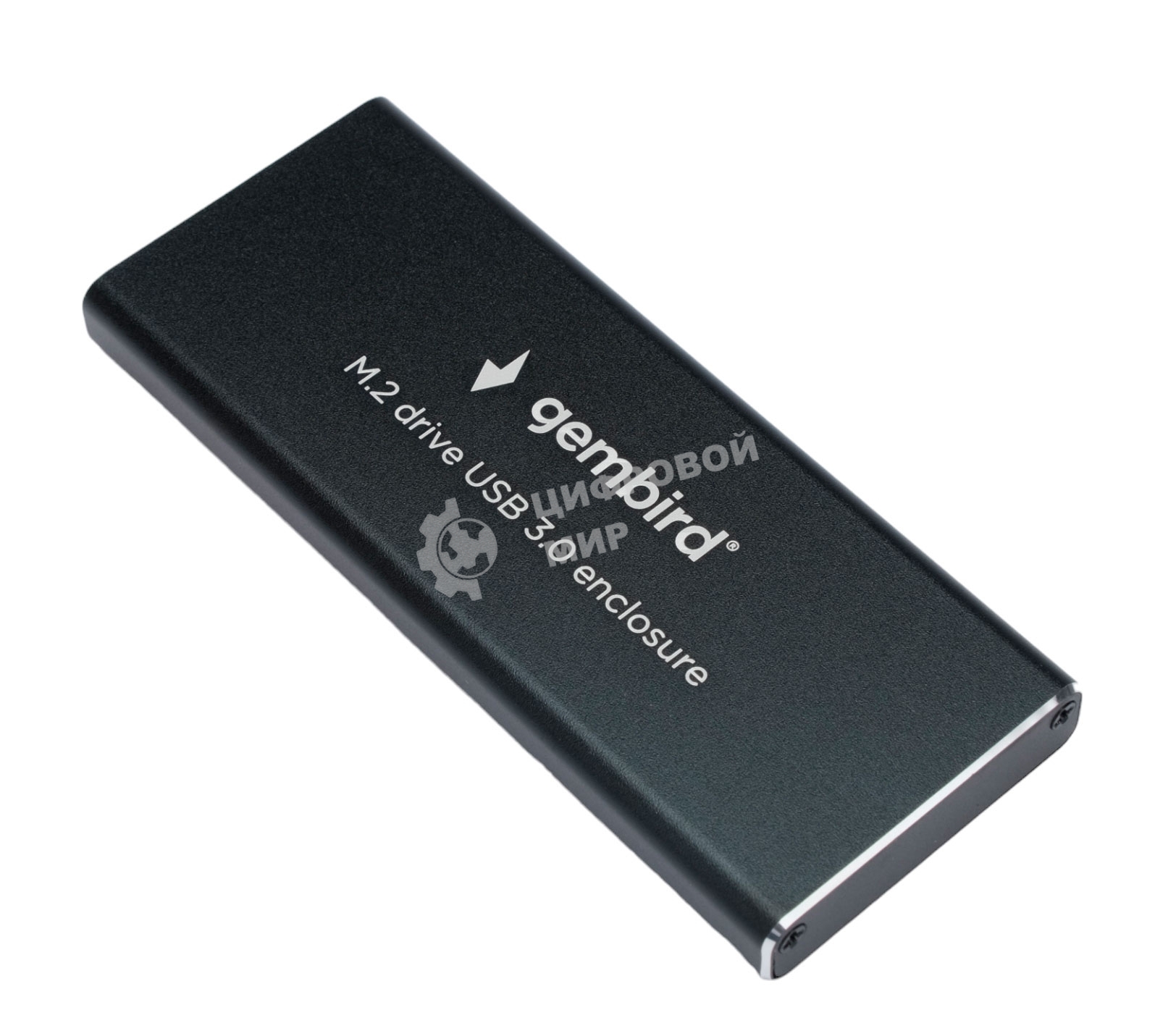 Внешний корпус Gembird EEM2-SATA-1 USB 3.0 для M2 SATA порт MicroB, металл, черный