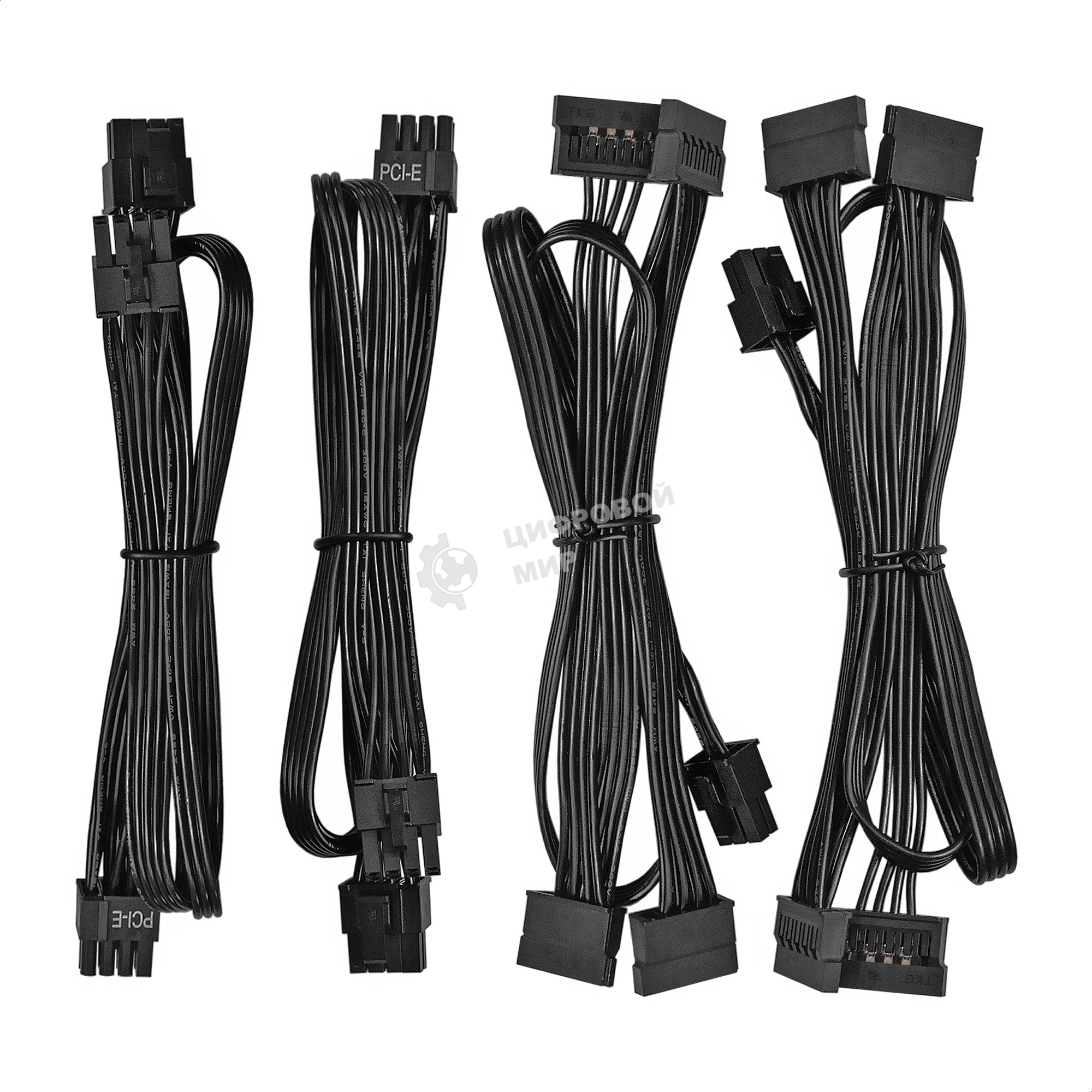 Блок питания серверный 1100W ExeGate ServerPRO-1100PAS (ATX, APFC, КПД 82% (80 PLUS), 12cm fan, 24pin, 2(4+4)pin, 6xPCI-E, 8xSATA, 4xIDE, Cable Management, black)