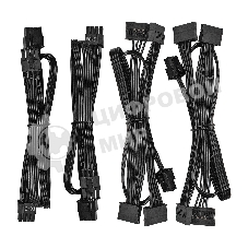 Блок питания серверный 1100W ExeGate ServerPRO-1100PAS (ATX, APFC, КПД 82% (80 PLUS), 12cm fan, 24pin, 2(4+4)pin, 6xPCI-E, 8xSATA, 4xIDE, Cable Management, black)