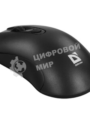 Мышь проводная Defender Classic MB-230 черный, 1600 dpi, USB, кнопки - 4