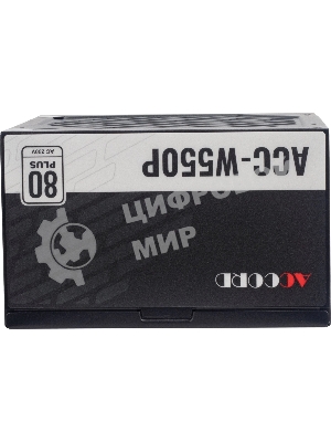 Блок питания Accord ACC-W550P, 550Вт, 80 PLUS WHITE, 120мм, черный