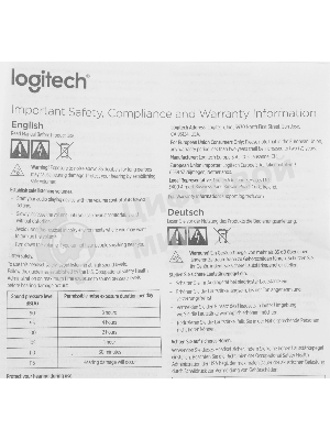 Гарнитура Logitech H110 серебристый, проводная, 3.5 мм