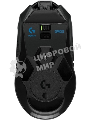 Мышь беспроводная Logitech G903 LIGHTSPEED черный, 25600 dpi, радиоканал, USB, кнопки - 11