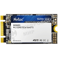Накопитель SSD Netac N930ES, 512Gb, PCIe 3.1 x2, M.2 2242, NVMe, R/W 1650/1500