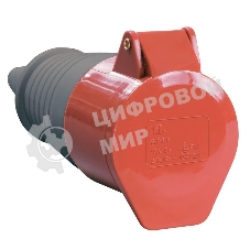 Розетка кабельная 32А 380В 3P+PЕ ССИ-224 IP44 ИЭК PSR22-032-4
