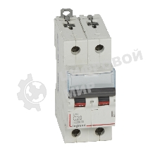 Выключатель автоматический DX3 2П С20A 6000/10kA