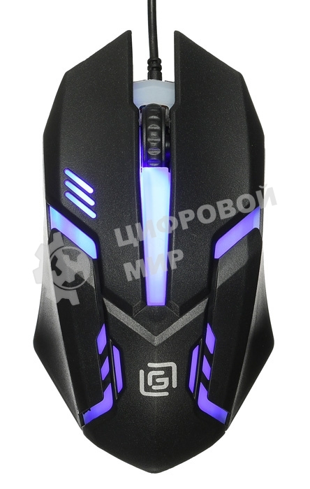 Мышь проводная Oklick 396M INSOMNIA черный, 1000 dpi, USB, кнопки - 3