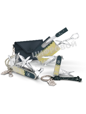 Нож перочинный Victorinox Companion New York Style (1.3909.E223) 91мм 16функц. зеленый с чехлом подар.коробка