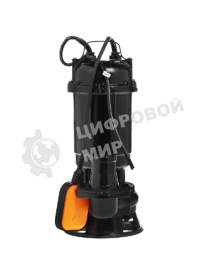 Насос PATRIOT FQ600С дренажный грязн.вода 600Вт, 4500л/ч корпус чугун, вес 15 кг.