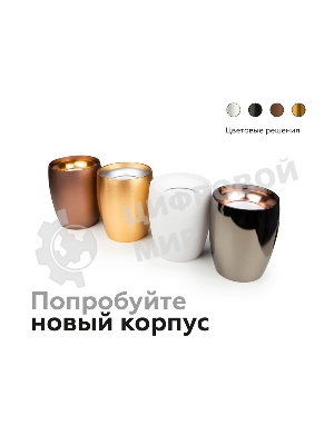 Насадка для корпуса светильника N7014 PYG золото желтое полированное D70*H20mm Out2mm MR16