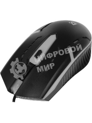 Мышь проводная Defender Flash MB-600L черный, 1200 dpi, USB, кнопки - 4