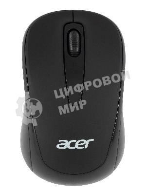 Мышь беспроводная Acer OMR133 черный, 1000 dpi, радиоканал, USB, кнопки - 3