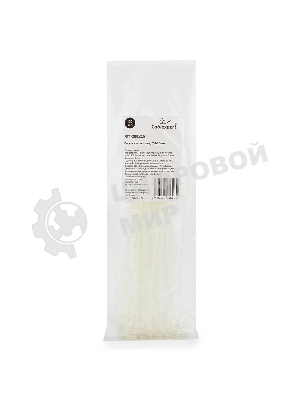 Стяжка нейлон. Gembird неоткрыв. 200 мм x 2.5, 100 шт. (CV200/NYT-200x2.5)