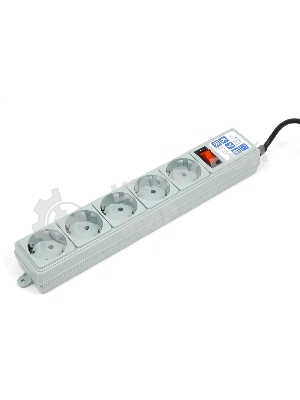 Сетевой фильтр Powercube SPG-B-10 3 м, 5 розеток, серый, коробка