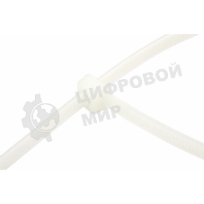 Хомут-стяжка кабельная нейлоновая Rexant 150 x3,6 мм, белая, упаковка 100 шт.