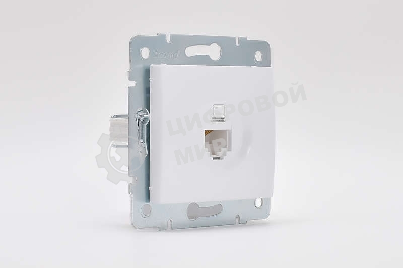 Механизм розетки компьютерн. 1-м СП KARINA RJ45 белый LEZARD 707-0288-139