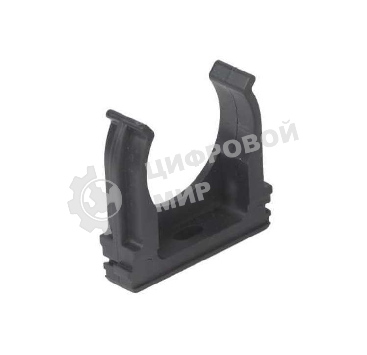 Клипса для трубы d20мм черный Рувинил К01120Ч