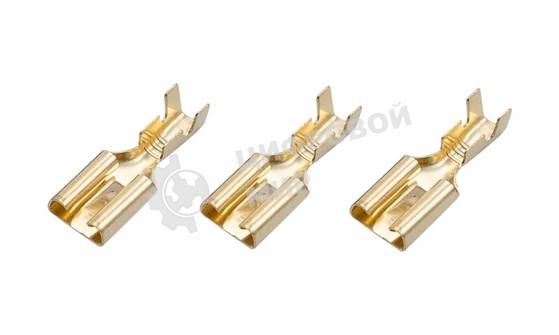 Клемма плоская Rexant гнездо 7.5 мм 1-2.5 мм² (РП-м 2.5-(6.3))