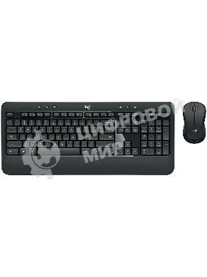 Комплект клавиатура+мышь беспроводной LOGITECH MK540 Advanced black (USB, 1000dpi) (920-008686)