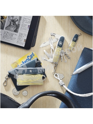 Нож перочинный Victorinox Companion New York Style (1.3909.E223) 91мм 16функц. зеленый с чехлом подар.коробка