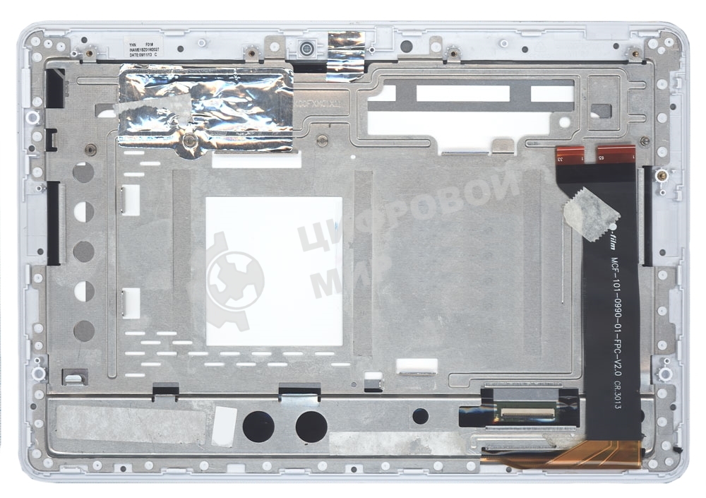 Модуль (матрица + тачскрин) для Asus MeMO Pad 10 (ME102A) белый с рамкой