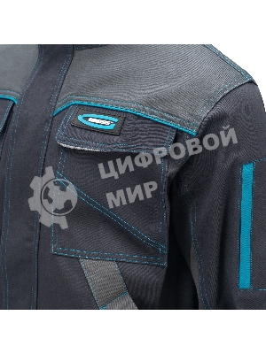 Куртка профессиональная рабочая, 97% хлопок 3% спандекс, M Gross