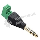 Сборный штекер Jack 6,3 мм 2 канала