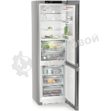 Холодильник Liebherr CBNsdc 573i-22 серебристый двухкамерный 266/94л морозилка снизу, No Frost