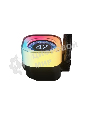 Система жидкостного охлаждения Corsair iCUE LINK TITAN 360 RX LCD (360мм, черный, RGb/ Fans: 3x120мм, 73.5CFM, 36dBA, 2100RPM/ S: 1851, 1700, AM5, AM4)